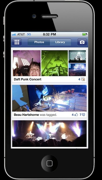 Facebook's new Photosharing App for iPhone