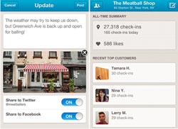Foursquare releases business app
