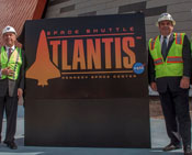 Atlantis Kennedy Space Center exhibit.
