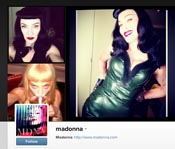 Madonna's pictures violate Instagram rules.