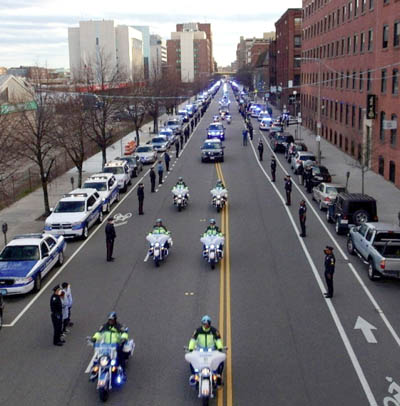 Funeral procession for Sean Collier