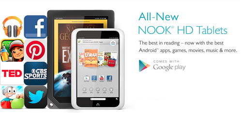 Barnes and Noble drops prices on Nook tablet for Mother's Day.