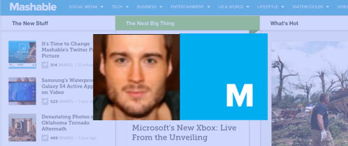Mashable changes Twitter avatar.