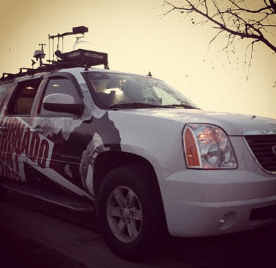 Tornado Hunt SUV before accident