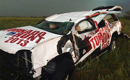 Weather Channel SUV destroyed by tornado