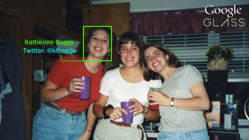 Google Glass face recognition