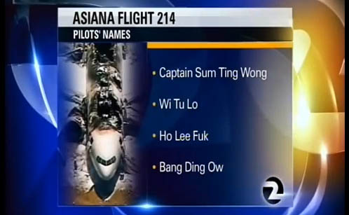 Asiana lawsuit over names