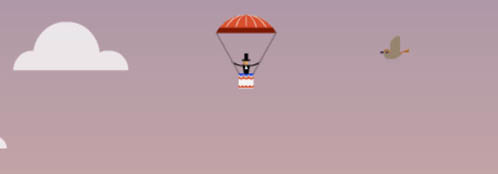 Google parachute doodle