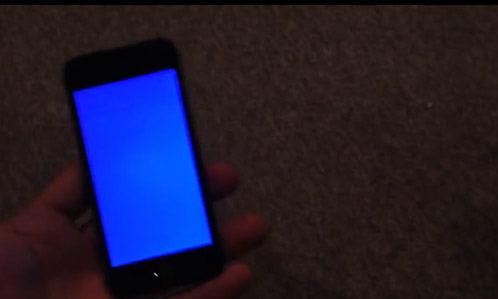 iPhone5 Blue Screen error